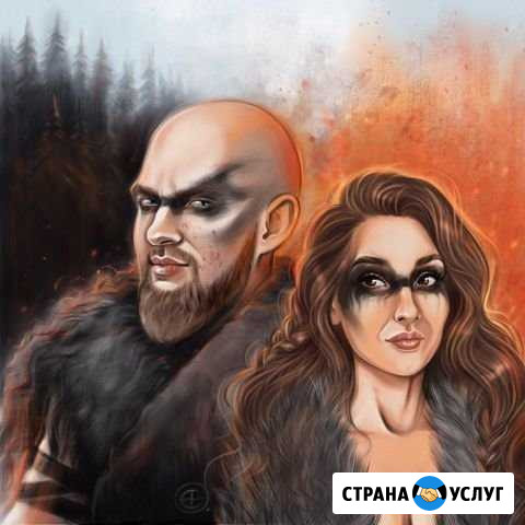 Портреты и шаржи по фото Чебоксары Чебоксары - изображение 1