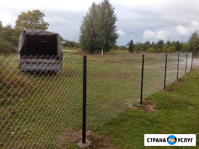 Забор из Сетки Рабицы Гагарин - изображение 1