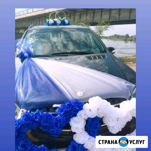 Прокат свадебных украшений на машину Ангарск - изображение 1