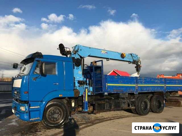 Камаз бортовой манипулятор с кму kato 65207-87 new Казань - изображение 1
