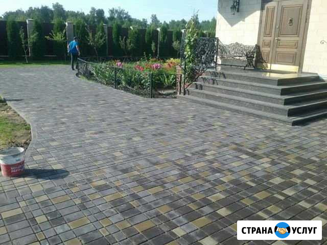 Укладка тротуарной плитки под ключ Сергиев Посад - изображение 1
