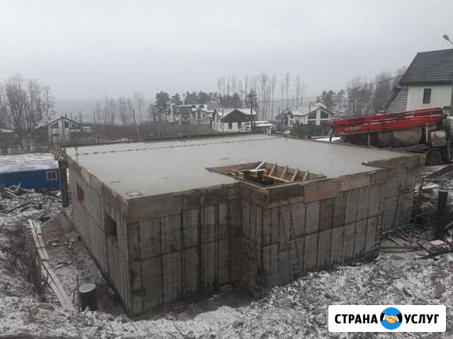 Гараж, баня, дом из газобетона, бетонные работы Тосно - изображение 1
