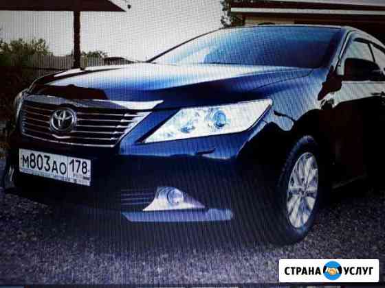 Почасовая аренда авто Тойота Камри с водителем Санкт-Петербург