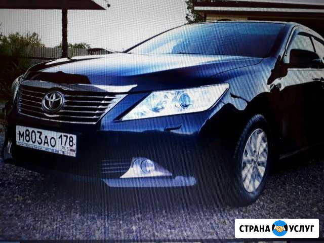 Почасовая аренда авто Тойота Камри с водителем Санкт-Петербург - изображение 1