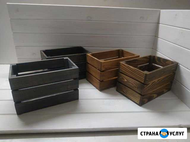 Ящик деревянный,ящик для цветов,корзинка Томск - изображение 1