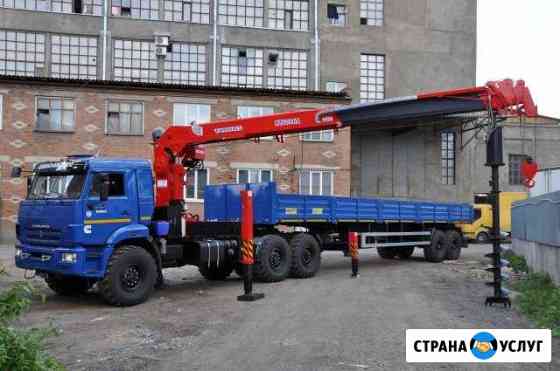 Аренда камаз вездеход, манипулятор, ямобур 3 В 1 Москва