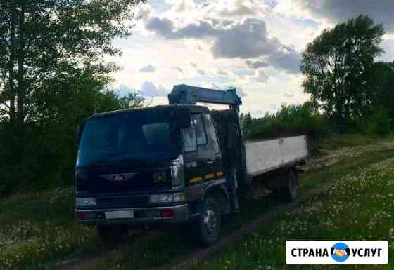 Самогруз. Услуги самогруза(манипулятор) Бортовик Новосибирск