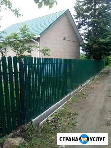 Установка заборов,строительство бань,крыш,домов,за Хабаровск - изображение 1