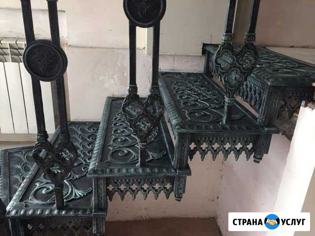 Лестницы, ступени чугунные под заказ Шахты - изображение 1