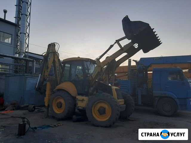 Услуги, аренда трактора эксковатор-погрузчик 3 в1 Иваново - изображение 1