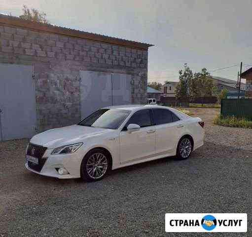 Аренда автомобиля Crown 210 2015 гибрид Кроун Благовещенск