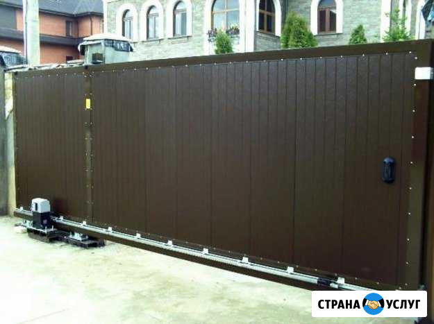 Автоматические ворота для коттеджей, гаражей Красноярск - изображение 1