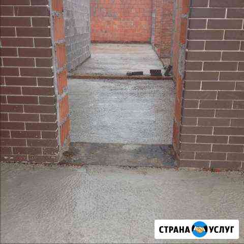 Стяжка пола черновая и чистовая полусухая отмостка Белгород