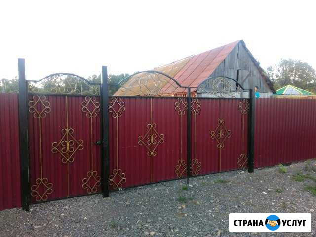 Ворота и заборы из профнастила Мраково - изображение 1