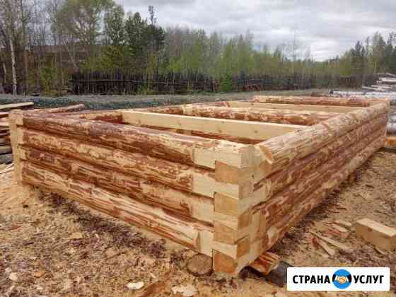 Срубы домов и бань из бревна Лесной