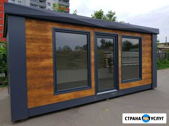 Торговый павильон из сендвич-панелей Абакан - изображение 1