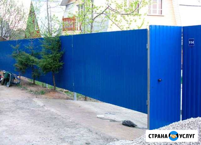 Установка заборов Алексин - изображение 1