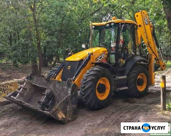 Аренда, Услуги экскаватора-погрузчика JCB Казань - изображение 1