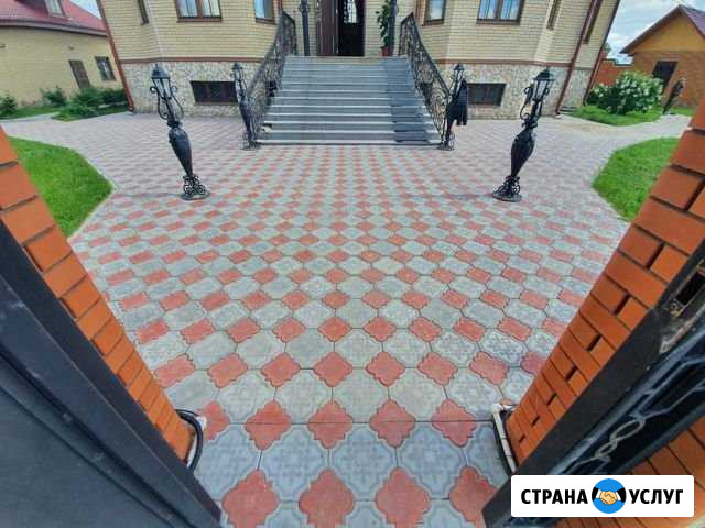 Укладка брусчатки и тротуарной плитки под ключ Казань - изображение 1
