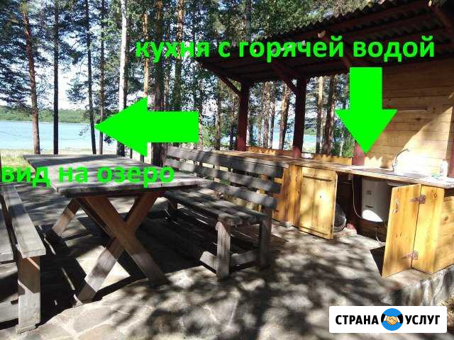 Беседка с холодильником и горячей водой Чебаркуль - изображение 1