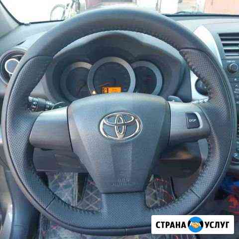 Перетяжка руля кожей Череповец