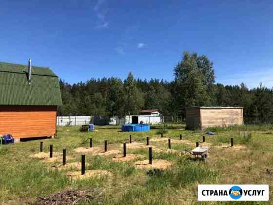 Монтаж свайного фундамента Домодедово