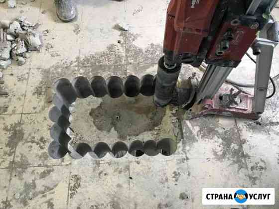 Алмазное бурение бетона и кирпича Сургут
