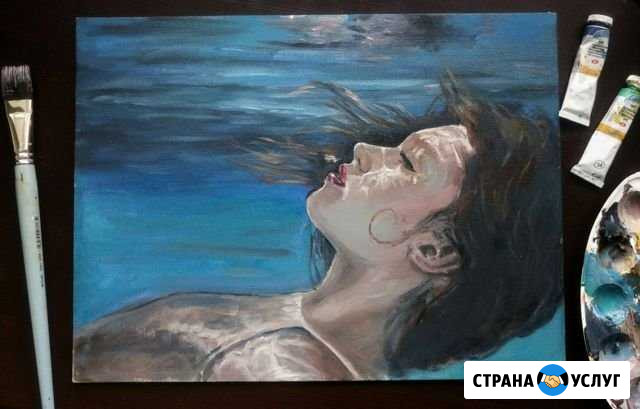 Портреты, шаржи, картины,роспись стен и одежды на Новосибирск - изображение 1