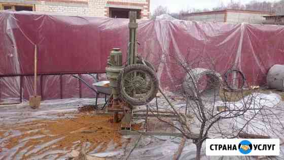 Бурение скважин малогабaритной установкой Златоуст