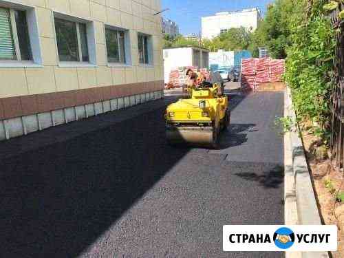 Асфальтирование. Асфальт. Строительство дорог Новосибирск