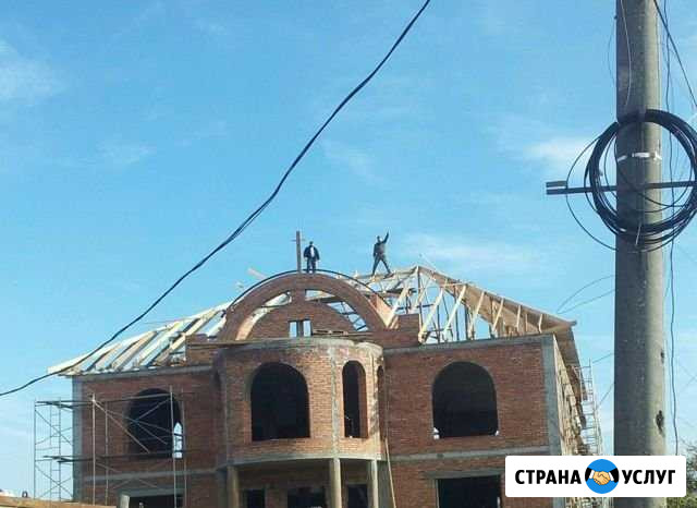 Делаем кладку любого кирпича делаем крышу строим д Гудермес - изображение 1
