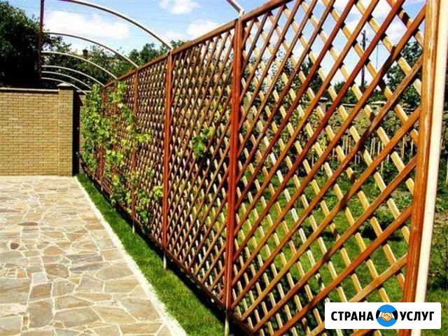 Пергола, шпалера, деревянные решетки Энгельс - изображение 1