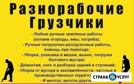 Разнорабочие. Грузчики. Демонтаж. Подсобники Самара - изображение 1
