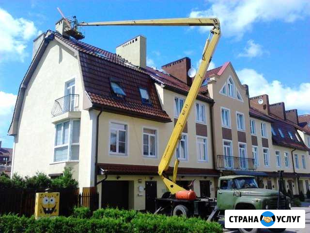 Автовышка 22 метра. Аренда. Услуги Калининград - изображение 1