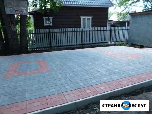 Укладка тротуарной плитки брусчатки бордюров Ульяновск - изображение 1