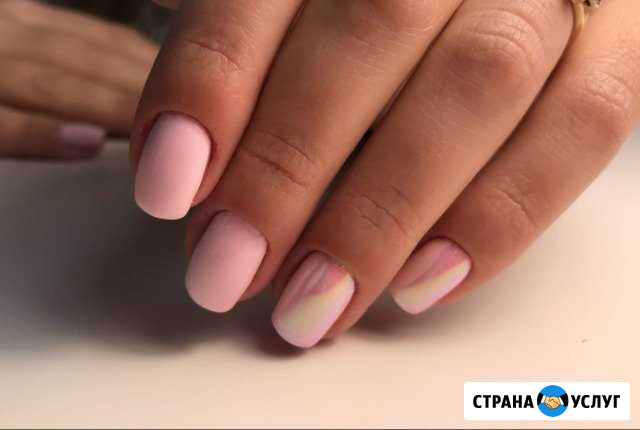 Комбинированный маникюр, гель лак Лобня - изображение 1
