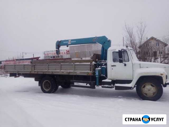 Услуги крана манипулятора Архангельск - изображение 1