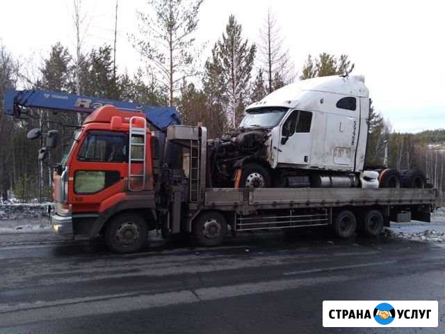 Кран-Борт до 15 тонн Перевозка Негабаритных грузов Братск - изображение 1