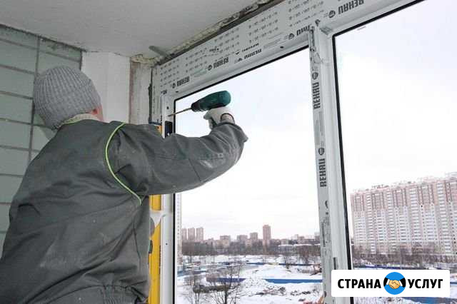 Пластиковые балконы окна установка изготовление Красноярск - изображение 1