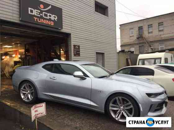 Оклейка Camaro полиуретановой пленкой Санкт-Петербург