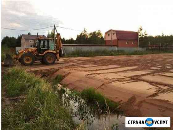 Рсчистка участка Cпил деревьев Отсыпка участка Санкт-Петербург