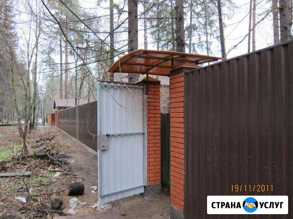 Заборы полисадники из профлиста Ангарск - изображение 1
