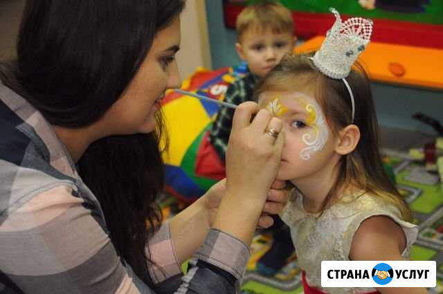 Аквагрим, Боди арт, Тату хной(мехенди), Блеск тату Омск - изображение 1