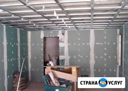 Монтаж гипсокартона Омск - изображение 1