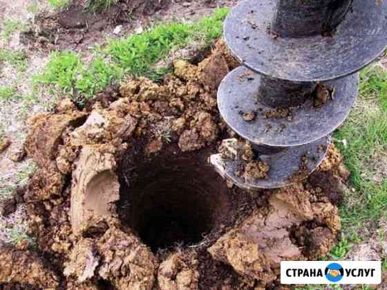 Услуги Ямобура под забор, фун-т Майкоп