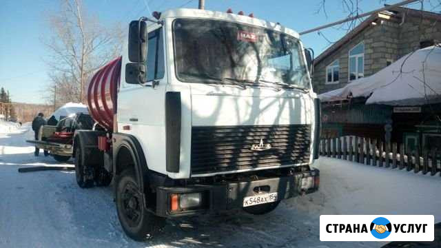 Услуги ассенизатора. 10м3 Новосибирск - изображение 1
