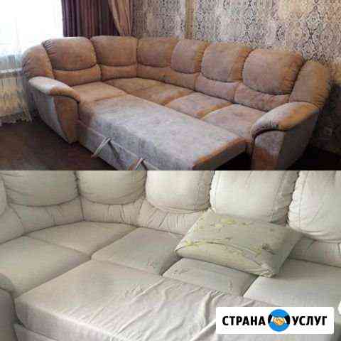 Перетяжка обивка мягкой мебели Казань