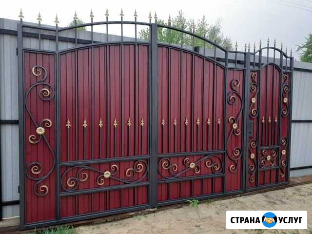 Ворота, калитки,ограждения,беседки,козырьки Рыльск - изображение 1