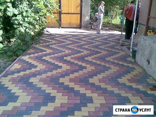 Укладка тротуарной плитки серпухов под ключ Серпухов - изображение 1