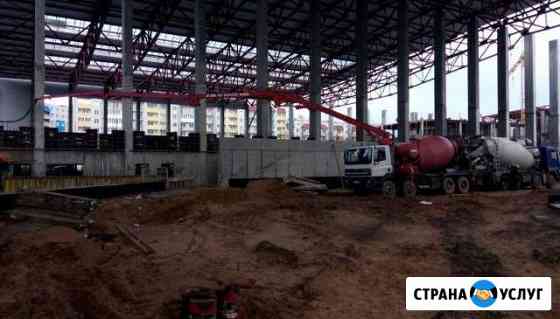 Услуги автобетононасоса 28 метров Калининград